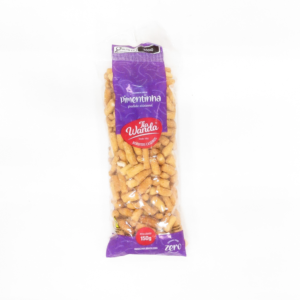 Bisc Tia Wanda Salgadinho Pimentinha (1X150G) – Distribuidora Campos